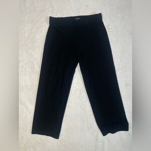 Eileen Fisher Black Wide Leg‎ Pants Viscose Ankle